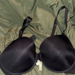 PINK VS Wear Everywhere Lightly Lined Full Coverage T-Shirt Black Bra